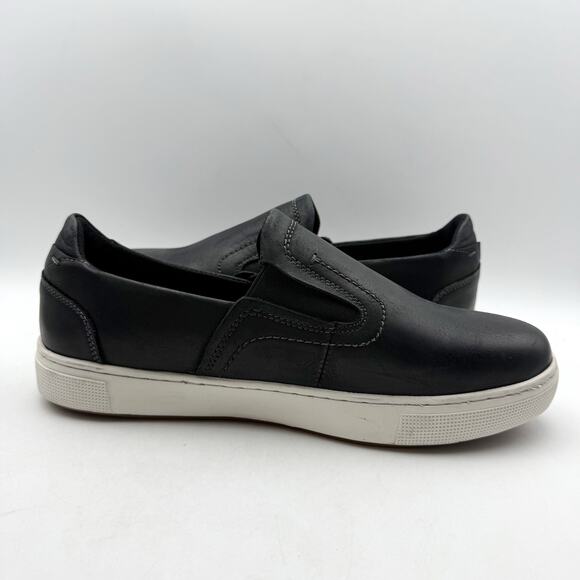 Propet Mens Kedrick Sneakers US 9.5 EEE Black White Leather Slip On NWOB main image 10